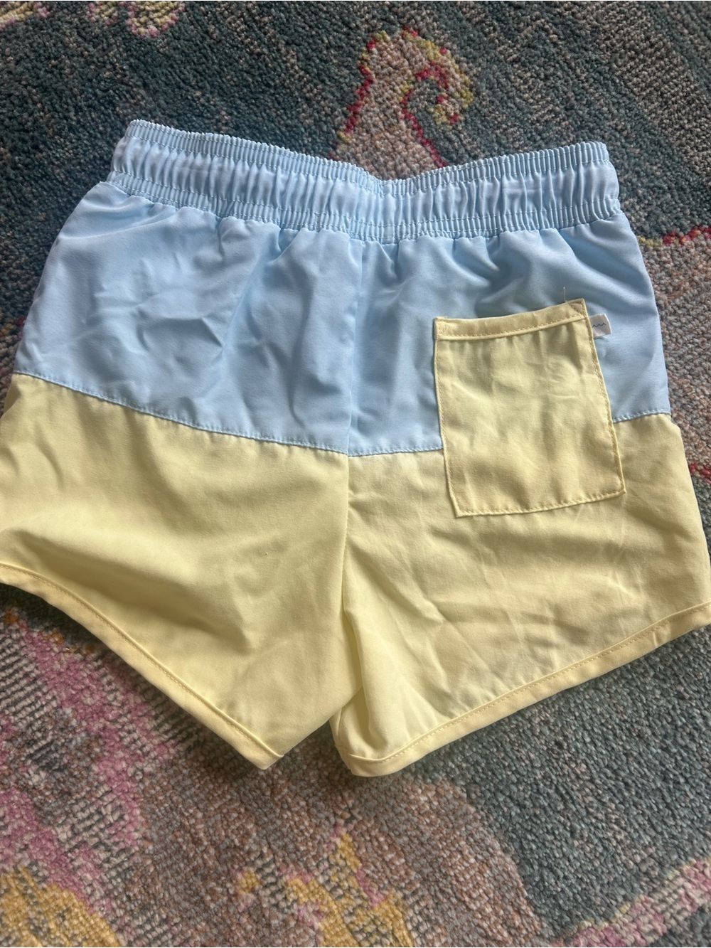 Minnow boys island edge colorblock boardie size 5/6